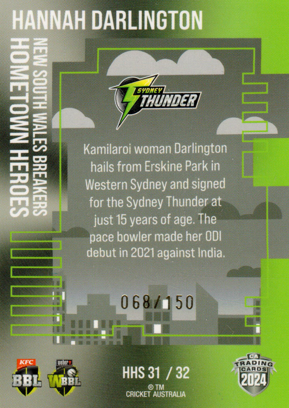Hannah Darlington back