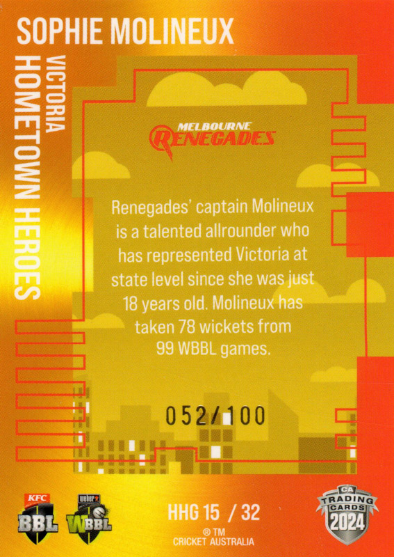 Sophie Molineux back