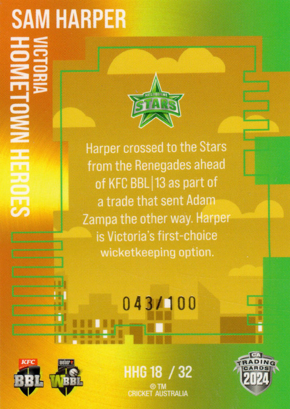 Sam Harper back