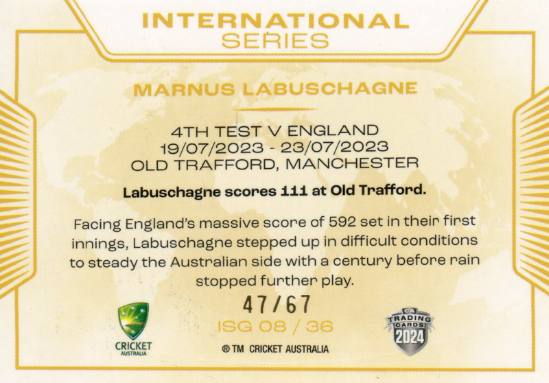 Marnus Labuschagne back