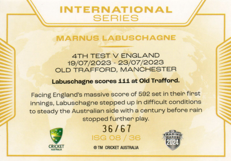 Marnus Labuschagne back