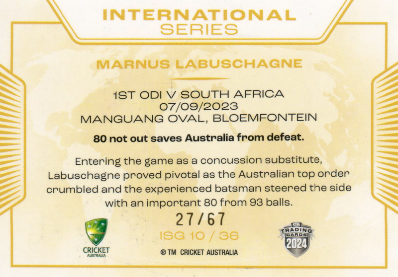 Marnus Labuschagne back