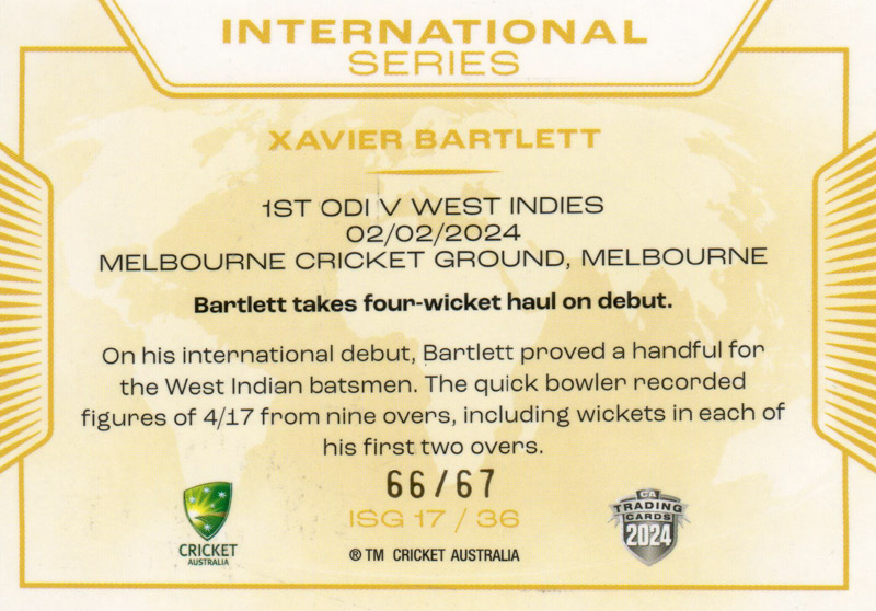 Xavier Bartlett back