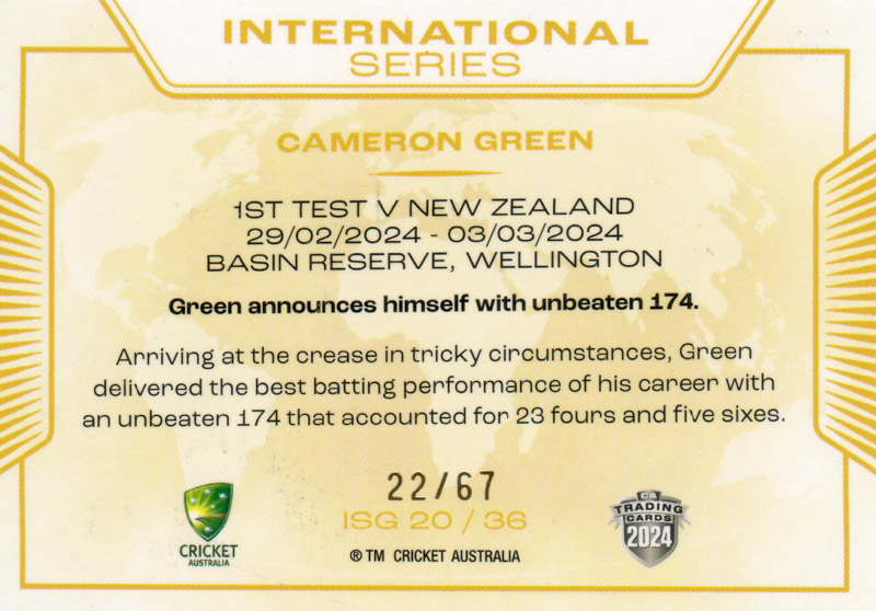 Cameron Green back