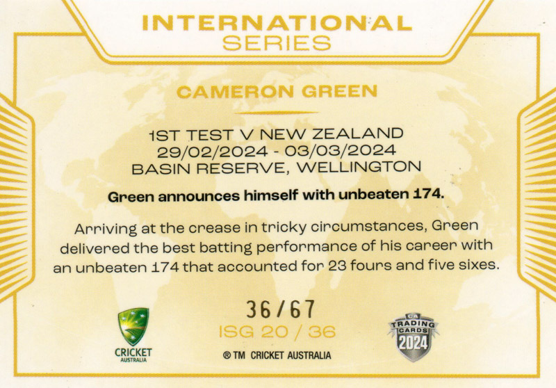 Cameron Green back
