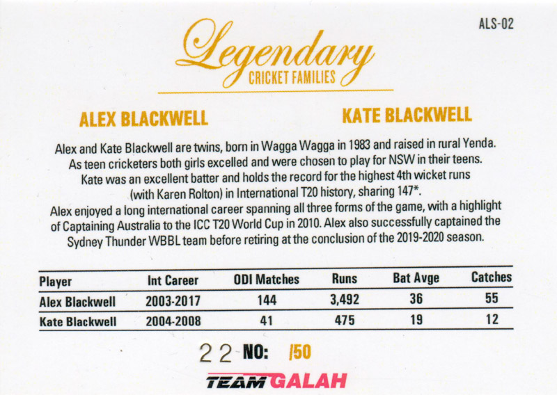 Alex Blackwell & Kate Blackwell - Design 2 back