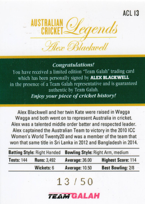 Alex Blackwell back