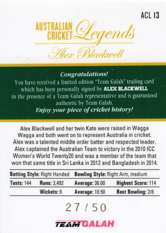 Alex Blackwell back