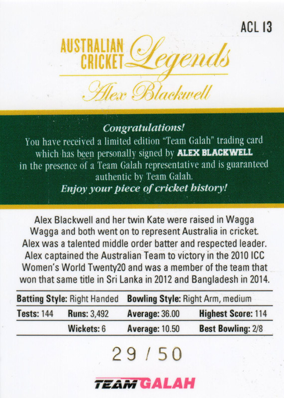 Alex Blackwell back