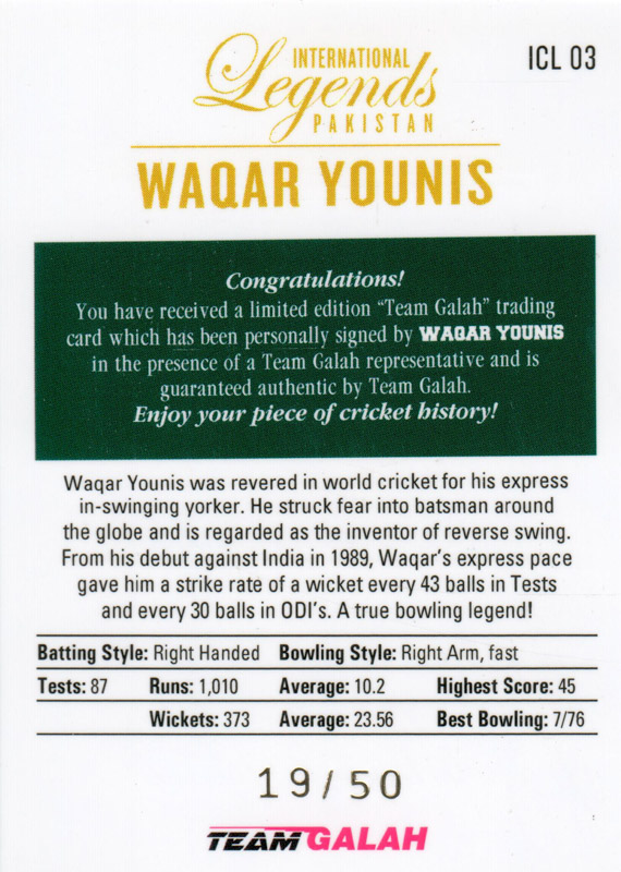 Waqar Younis back