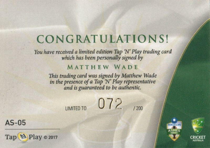 Matthew Wade back