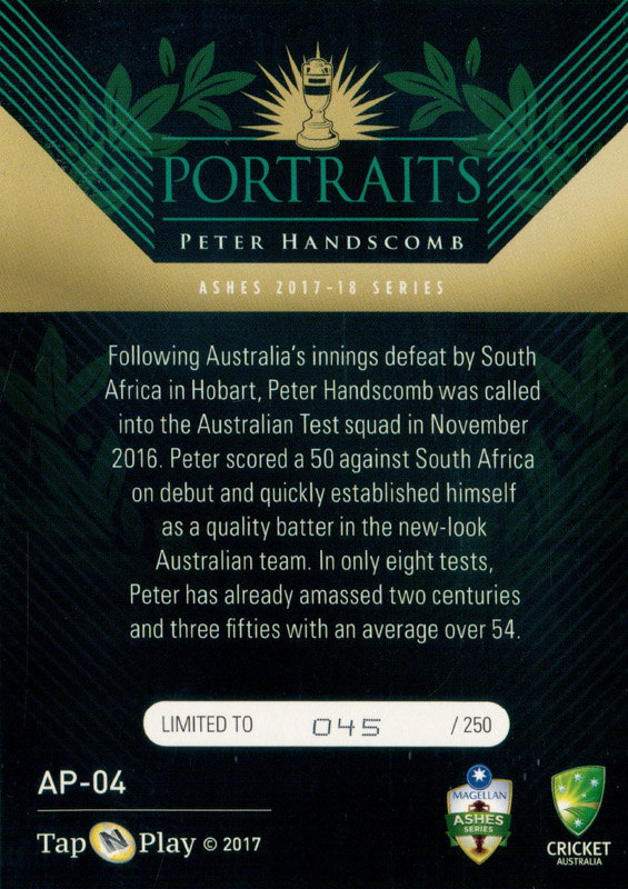 Peter Handscomb back