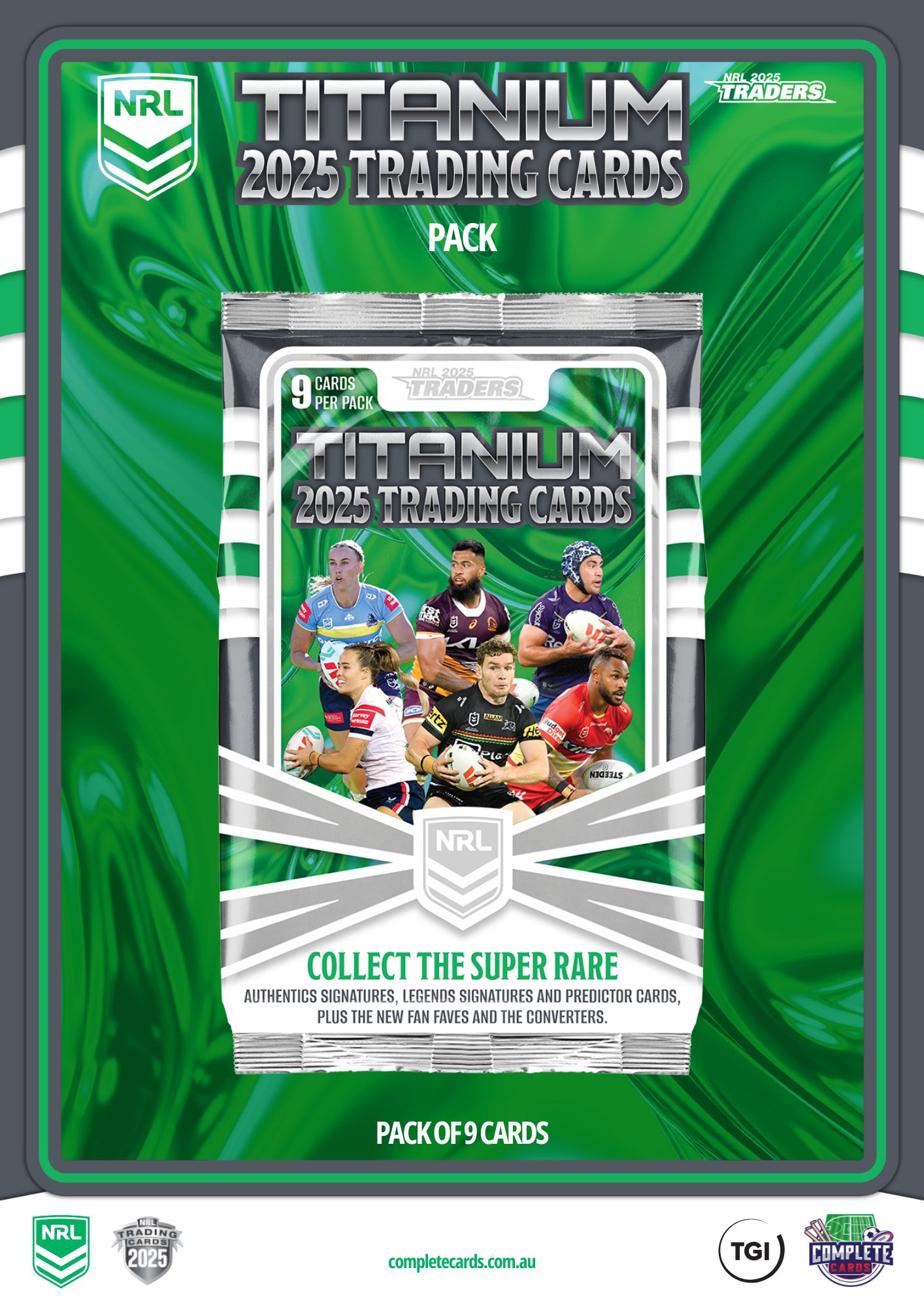 2025 NRL Traders Titanium - Pack