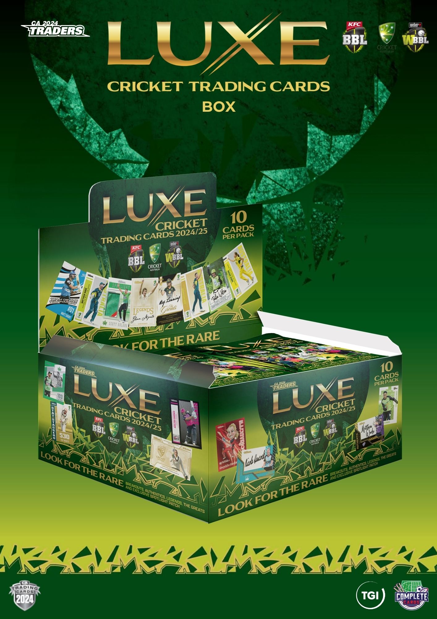 2024-25 TGI Traders Cricket Australia Luxe - Box