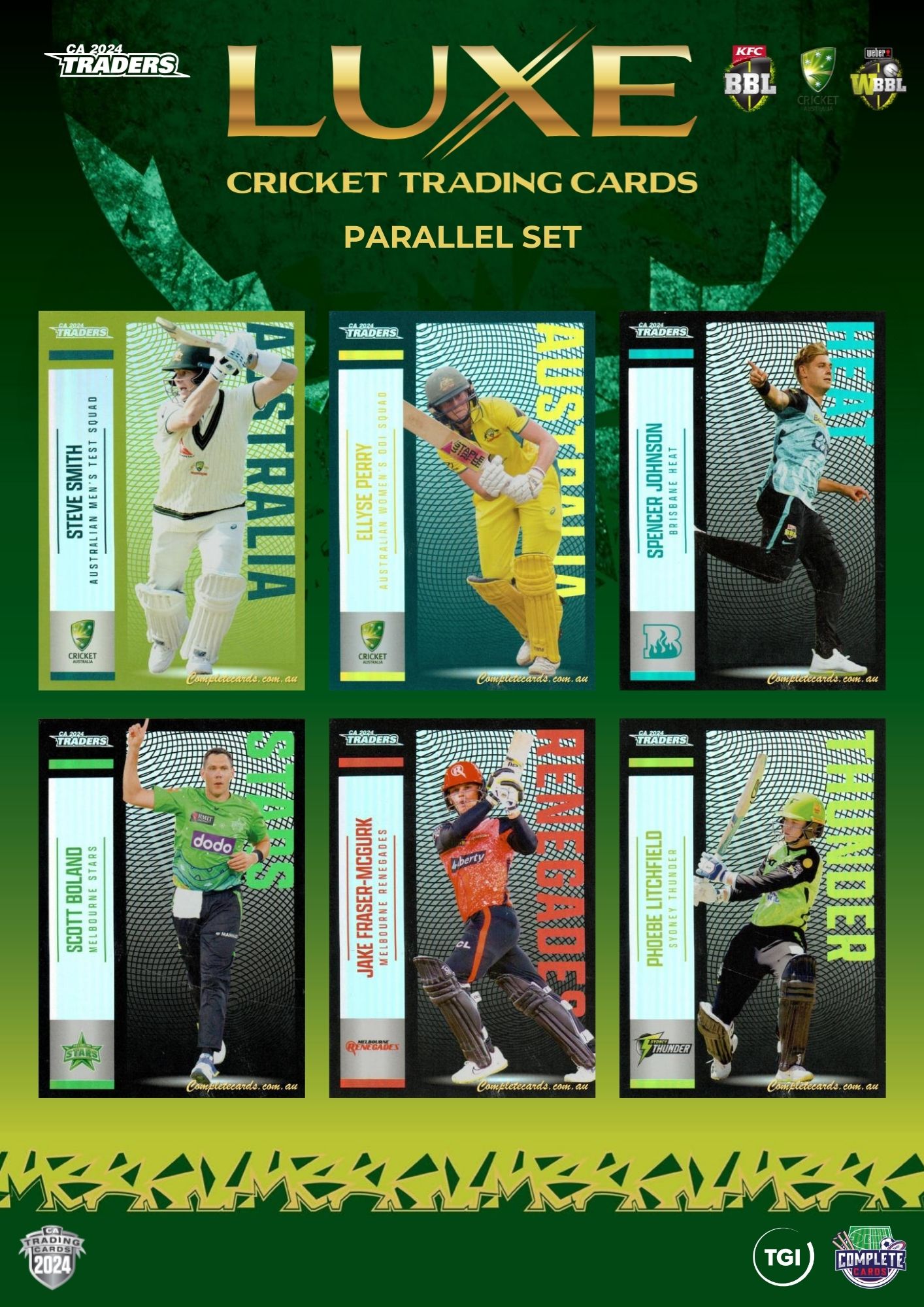 2024-25 TGI Traders Cricket Australia Luxe - Parallel Set