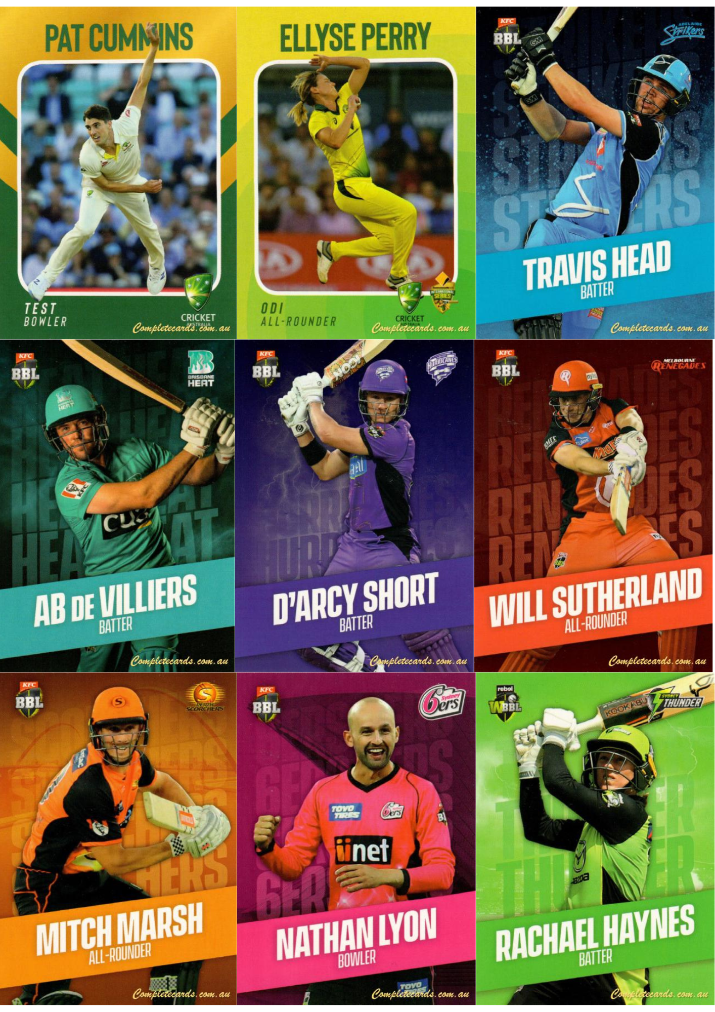 2019-20 Tap 'N' Play CA/BBL Cricket - Common Set