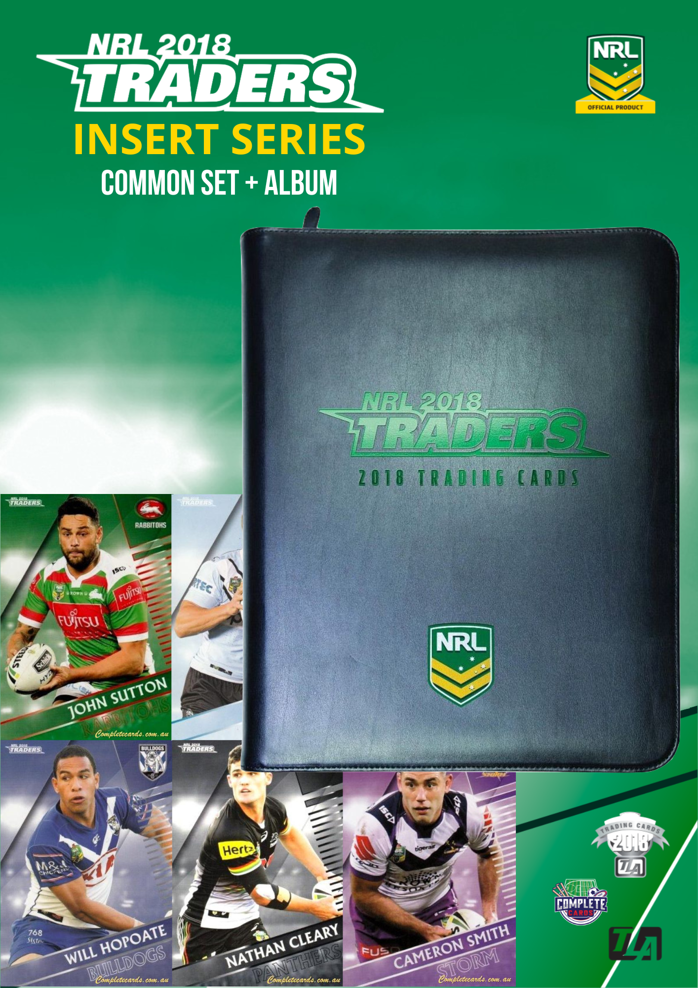 2018 NRL Traders - Common Set + Album