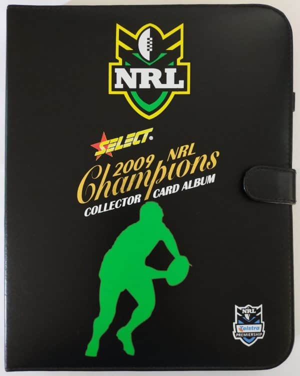 2009 Select NRL Champions - Common Set + Holofoil Jerseys + Album