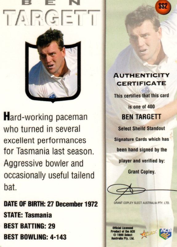 Ben Targett back