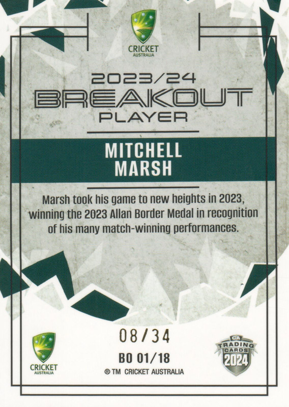 Mitchell Marsh back