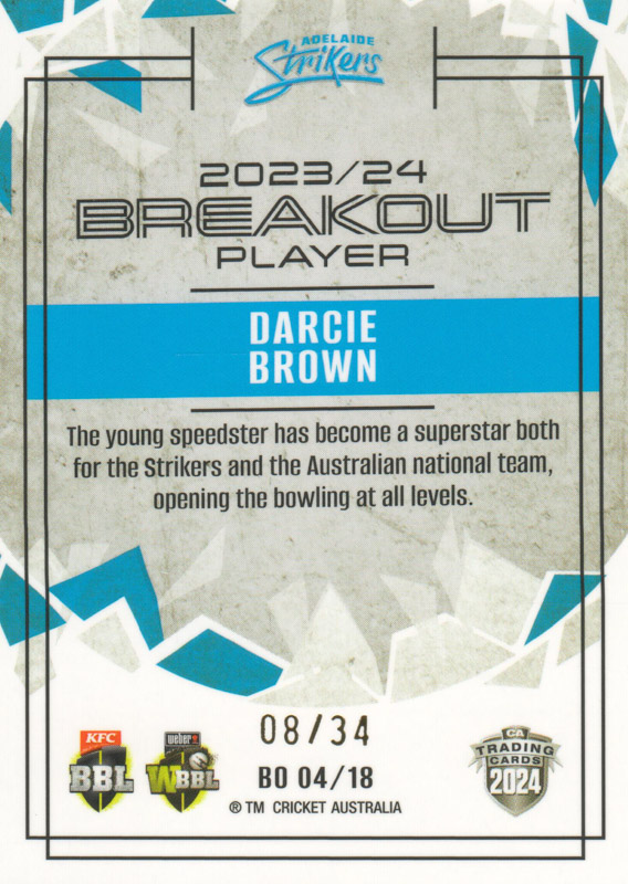Darcie Brown back