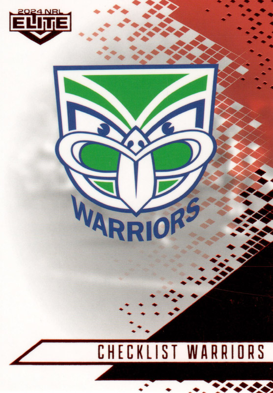 Warriors Checklist