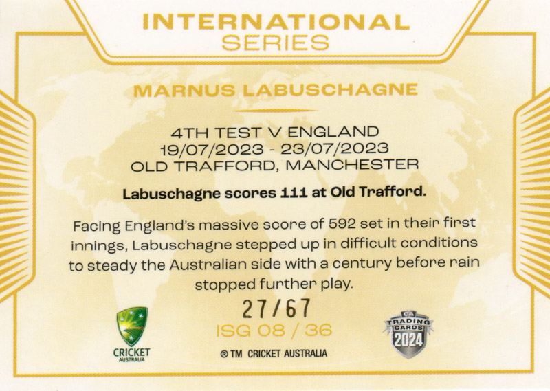 Marnus Labuschagne back