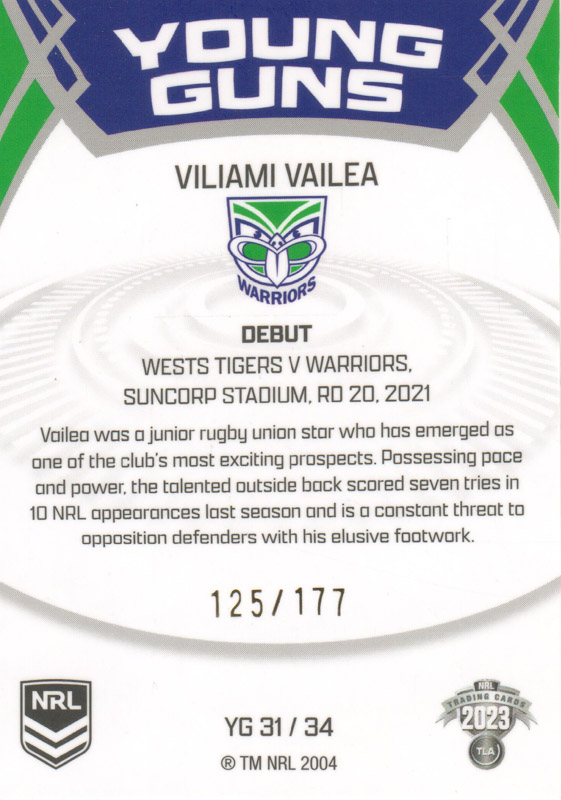 Viliami Vailea back