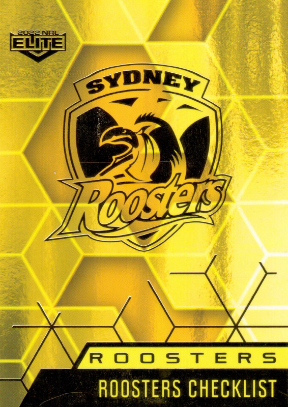Sydney Roosters Checklist