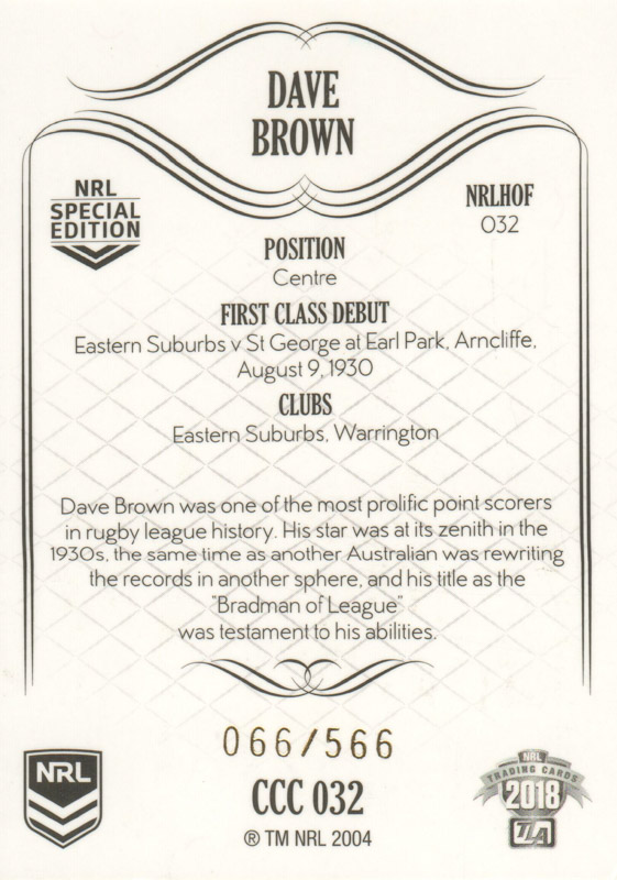 Dave Brown back