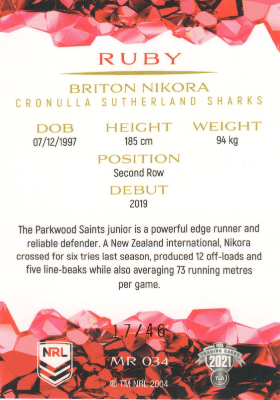 Briton Nikora back