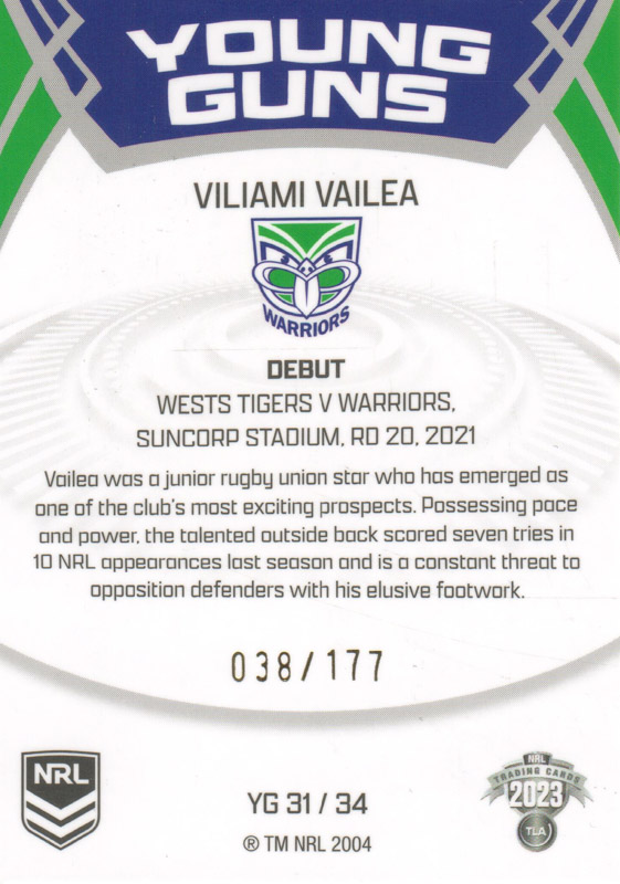 Viliami Vailea back