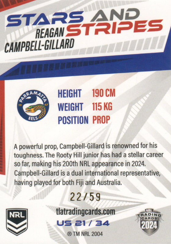 Reagan Campbell-Gillard back