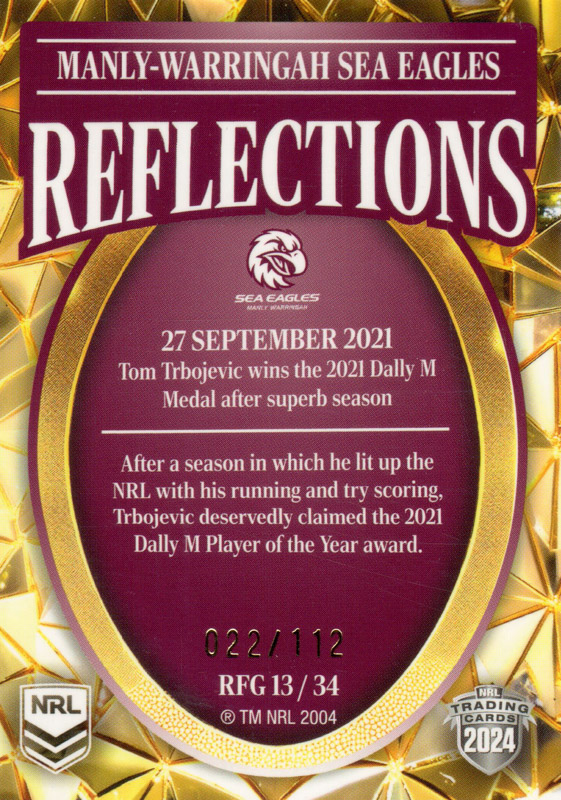 Reflections Gold back