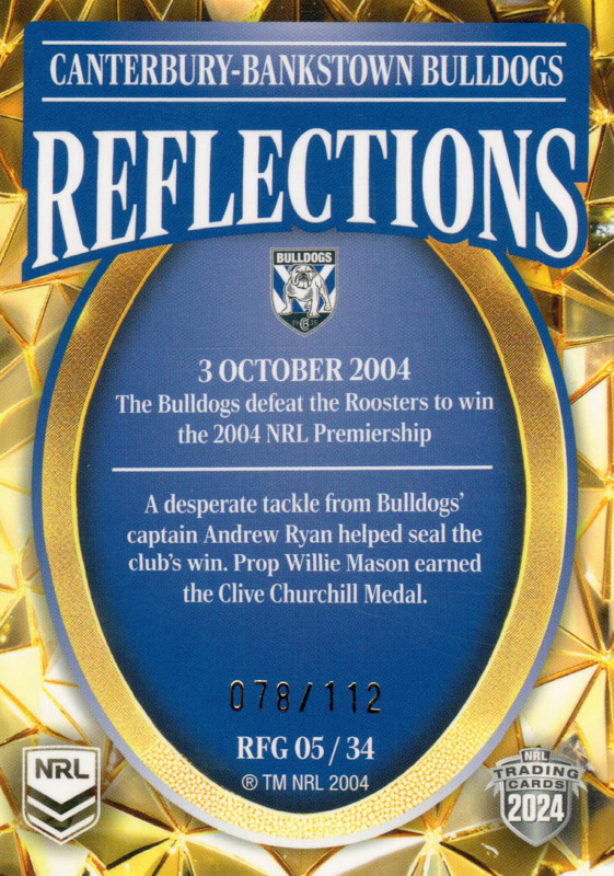 Reflections Gold back