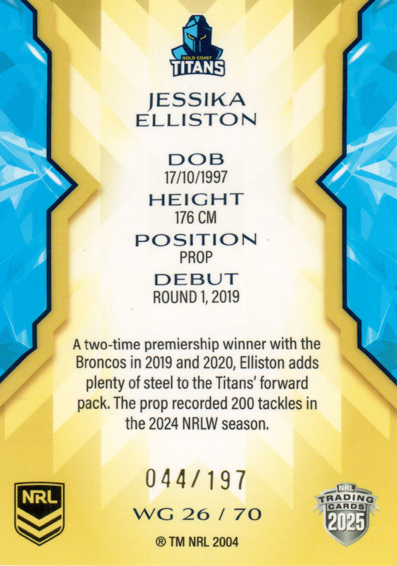 Jessika Elliston back