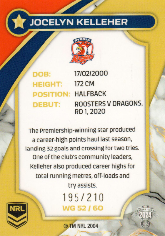 Jocelyn Kelleher back