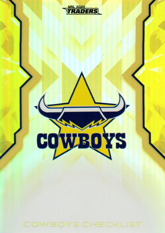 North Queensland Cowboys Checklist