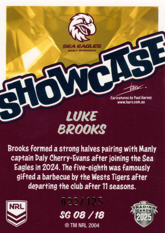 Luke Brooks back