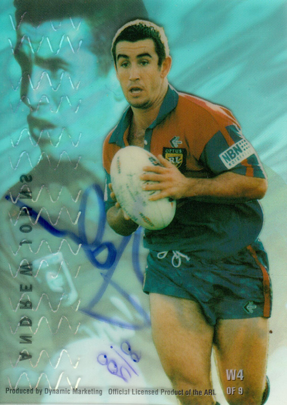 Andrew Johns back