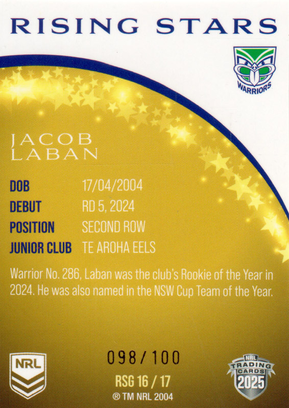 Jacob Laban back