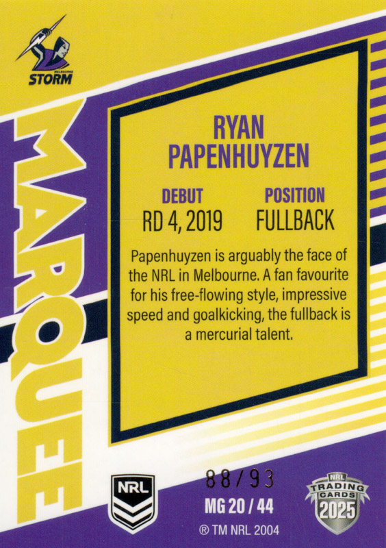 Ryan Papenhuyzen back