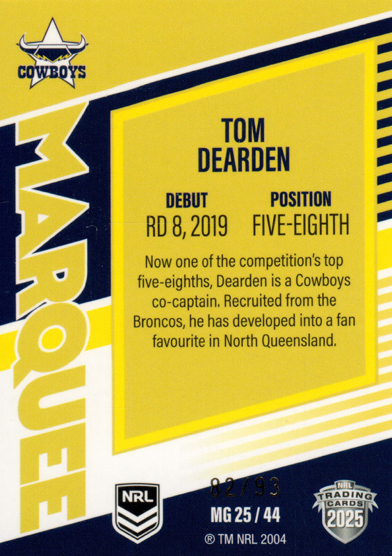 Tom Dearden back