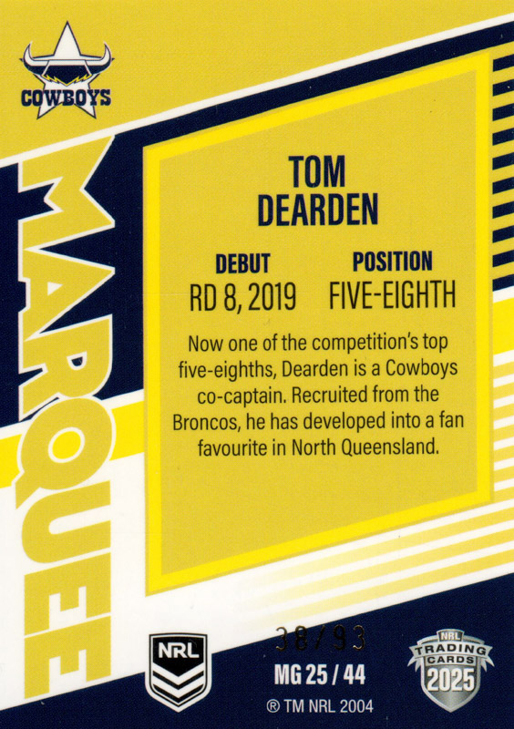 Tom Dearden back
