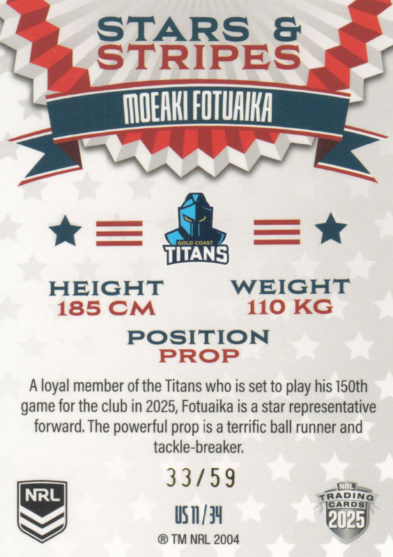 Moeaki Fotuaika back