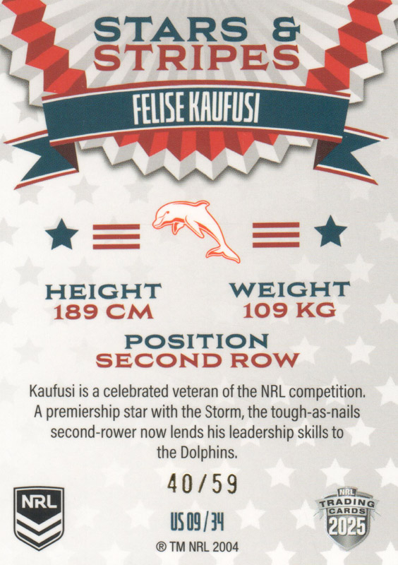 Felise Kaufusi back