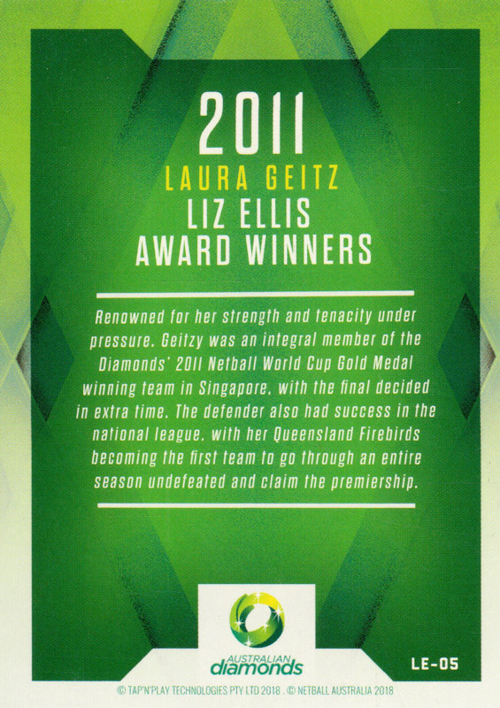 Laura Geitz back