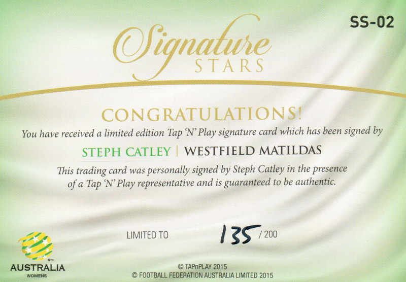 Steph Catley back
