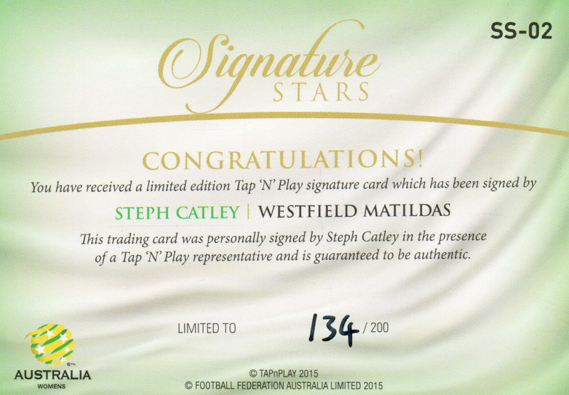 Steph Catley back