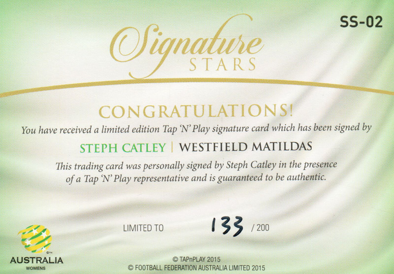 Steph Catley back